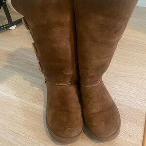 Classic tall button Uggs